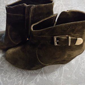 BCBG Suede Booties